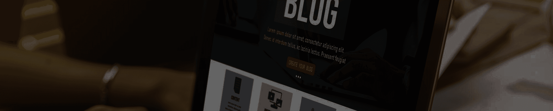 Blog header